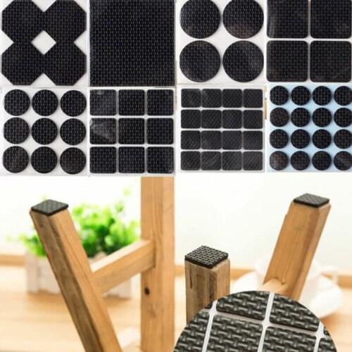Chair Leg Pads Floor Protectors for Furniture Legs Table leg Covers Round Bottom Anti Slip Floor Pads Rubber Feet Non-slip Mat
