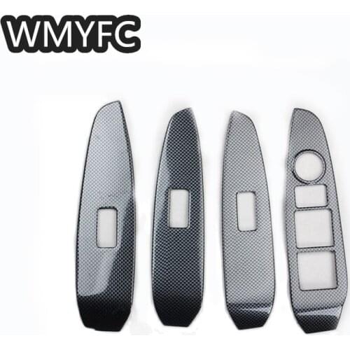 Door Window Glass Lift Control Switch Panel Cover Trim Car Styling for Mazda CX-5 2013 2014 2015 2016