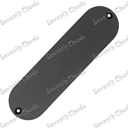 Sand grinding Plastic 1 Shape Guitar Bass Pickguard Cavity Cover Cover Back Plate Wiring BackPlate / LJ-YZ04 - Black
