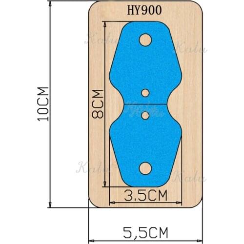 Earrings ornament card cutting dies 2019 die cut & wooden dies Suitable for common die cutting machines on the marke