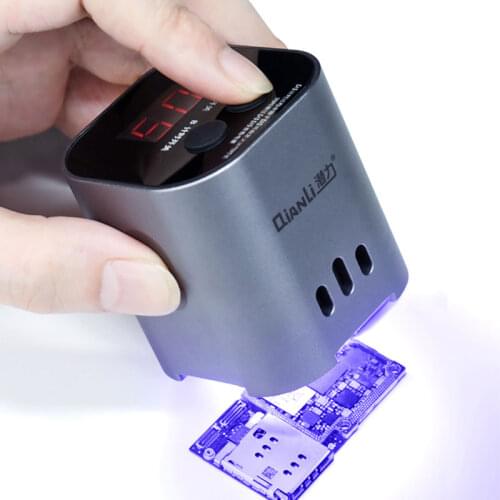 QianLi UV Lamp Intelligent UV Curing Light For Phone Repair BGA Motherboard LCD Fast Adhesive Green Oil Purple Light iUV