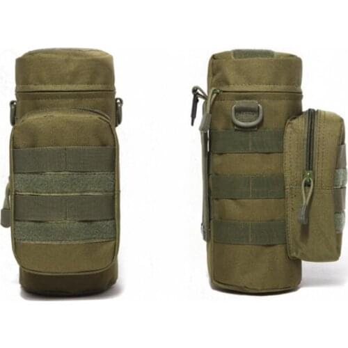Outdoors Water Bottle Pouch Tactical Shoulder Bag Kettle Waist Back Pack for Army Fans Climbing Camping Hiking Bags