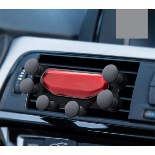 Universal car phone holder without magnetic clip air conditioning vent lazy navigation gravity fixed multifunction Accessories