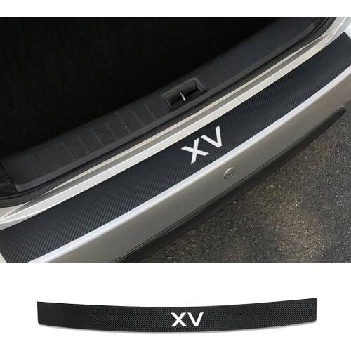 Car Trunk Guard Load Edge Protector Water proof Stickers Plate Decora Decals For Subaru Impreza XV STI Car Accessories Interior