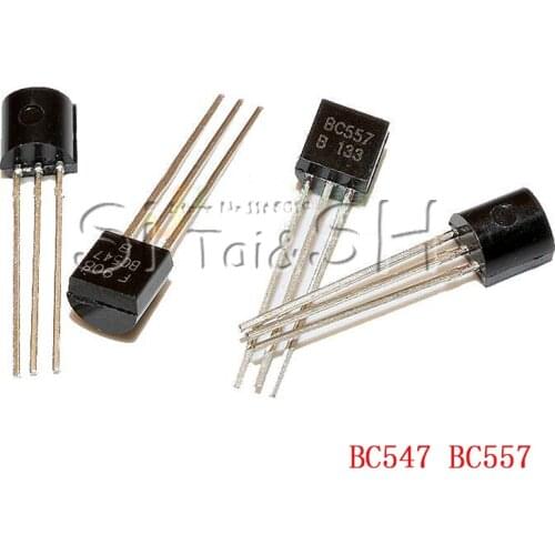 100pair=200pcs BC547 BC557 TO92 BC547B BC557B NPN PNP TO-92 IC