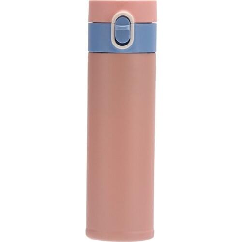 304 stainless steel vacuum insulation cup adult cup bounce water cup 450ml thermal bottle thermoses vacuum flask water bottle