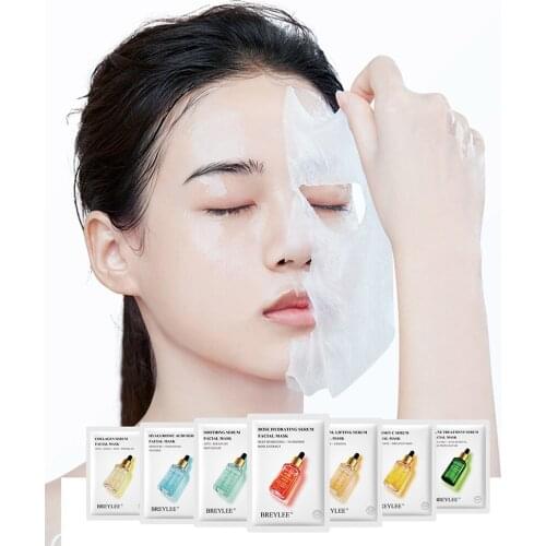 7 Types Moisturzing Repairing Face Masks Deep Nourishing Treat Acne Face Care Wrapped Mask Improve Skin Facial Mask Series