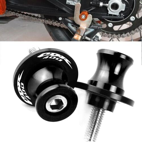 8MM For Honda CB-1 CB400 VFR400 NC30 CBR400 NC23/NC29 1986-1994 Motorcycle Accessories Swingarm Slider Spools Stand Cover Screws