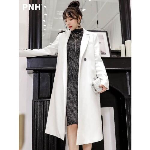 White Windbreaker Womens Middle Long Spring and Autumn 2021 New Temperament Versatile Student Loose Casual Coat