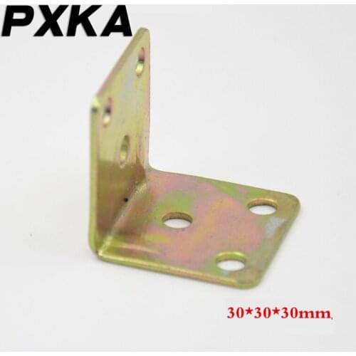 Free shipping thickened iron corner bracket bracket fixed code layer bracket bracket reinforcement angled furniture connector