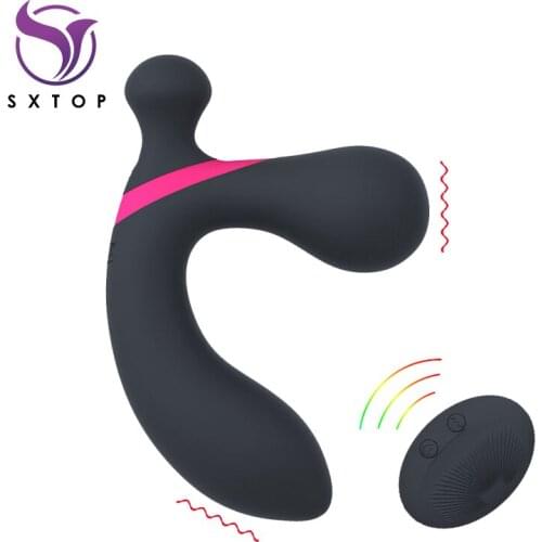 Wireless Remote Control 360 ° Rotating Vibrating Male Prostate Massage Anal Plug Butt Plug Adult Sex Toys For Men Women Anal