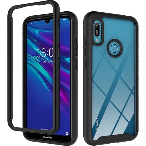 Shockproof Bumper Phone Case For Huawei Y9 Y6 P Smart 2021 Y5P Y6P Y8P 2020 Prime Y7 Y7P Y8S 2019 Heavy Clear Protection Cover