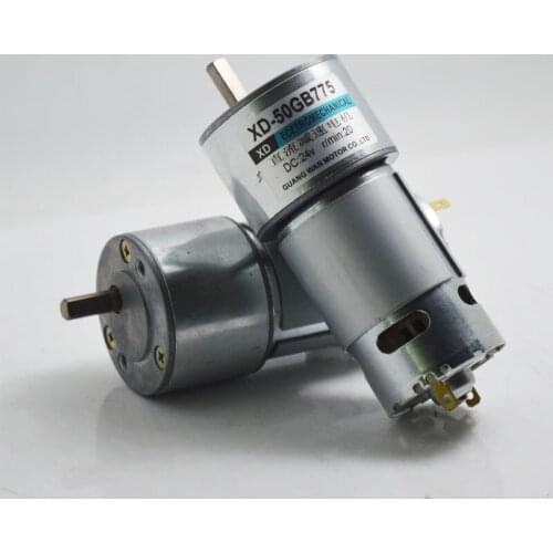 DC 6V / 12V / 24V 50GB775 miniature gear metal gear high torque DC motor machinery / Power Tools / DIY Accessories motor