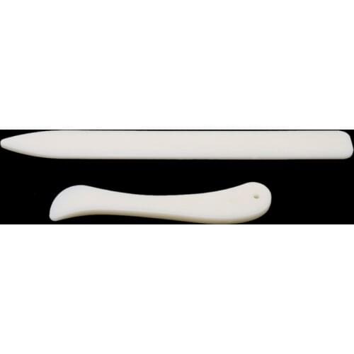 2pcs/set Handmade Sewing Tools Leather Craft Tools Bone Folder For Leather Scoring Folding Creasing Edges Paper Accessories