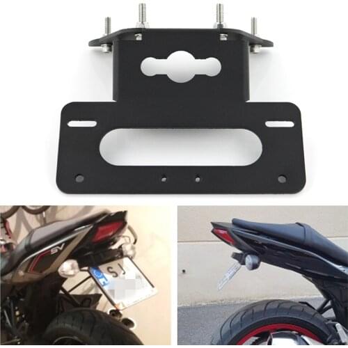 Motorcycle Tail Tidy Fender Eliminator Kit Fit for Suzuki SV650 2017-2021 SV650X 2018-2021 Rear License Plate Mount Holder