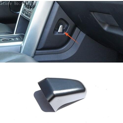 ABS Chrome Co-pilot Storage Box Hook Cover Trim For Land Rover Discovery Sport 2015 2016 2017 Car-styling Auto Parts
