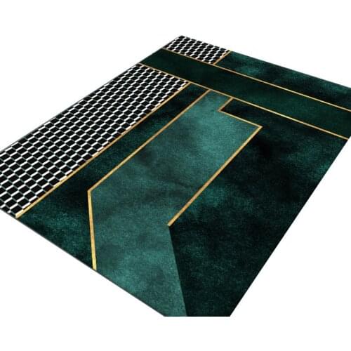 Nordic Abstract Style Living Room Carpet Coffee Table Bedroom Carpet Home Area Design Style Rug Customization