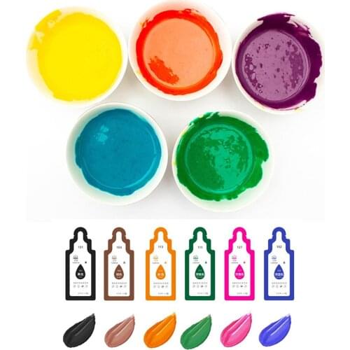 12Pcs Edible Food Pigment Coloring Fondant Cake Decorating Healthy Safe Cream ,Pastry tools