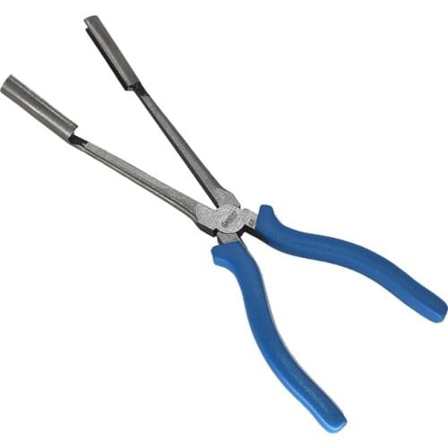 Blue Car Spark Plug Wire Cable Removal Pliers Bend Head Valve Seal Ring Pulling Cylinder Insulated Handles Clamp Repair Tool