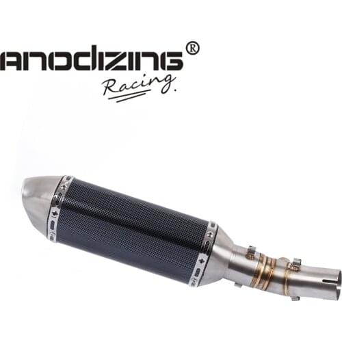 Exhaust Full system Slip-On FOR Kawasaki NINJA650/R ER6N ER6F 09-16 with Muffler