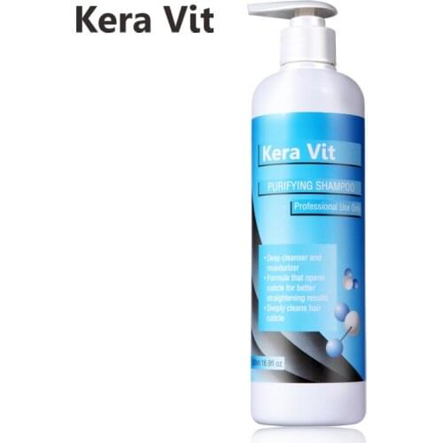 2020 KeraVit Professional Care Hair Straightening Treatment Purifying Shampoo 500ml Deep Clean Hair Shampoo Free Shipping