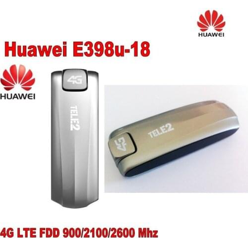 Unlocked HUAWEI E398 E398u-18 4G LTE 100 mbps 900/2100/2600 Mhz USB Wireless modem broadband