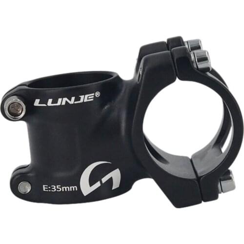 LUNJE Bike Stem Mountain Bike Stem Short Handlebar Stem for Most Bicycle Road Bike MTB BMX Bicycle Handlebar Extende