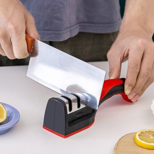 Knife Sharpener 3 Stages Kitchen Tools Sharpening Stone Grinder Knives Whetstone Tungsten Diamond Ceramic Chef Accessories