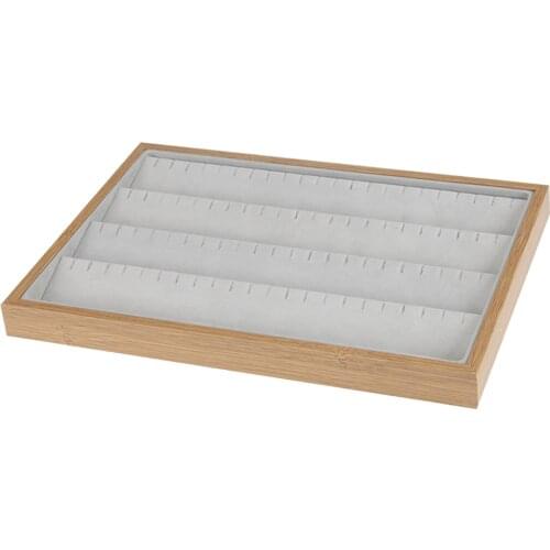 Earrings Jewelry Display Box Tray Holder Storage Showcase Organizer