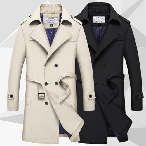 Мужские длинные тренчи WLWFYWLT China At AliExpress