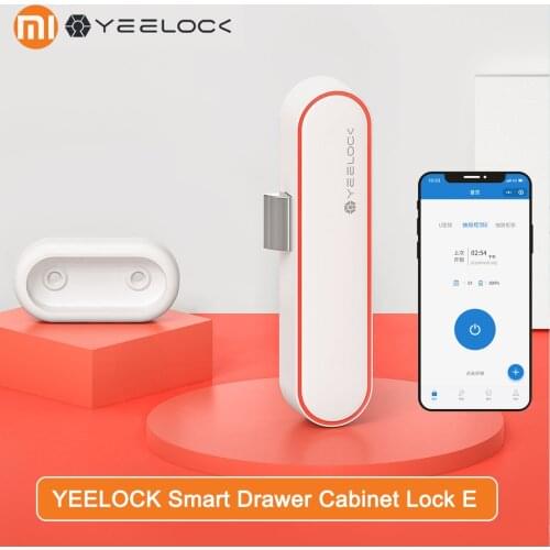 Xiaomi Youpin YEELOCK Smart Keyless Drawer Cabinet Lock Bluetooth APP Unlock Anti-Theft Child Safety File Security Drawer Switch