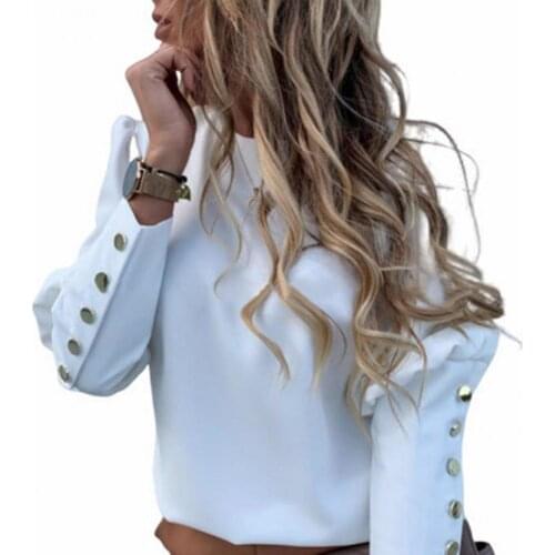 New Autumn Women T-Shirt Long Sleeve All-matched Print Office T Shirts O Neck Plus Size Casual T-Shirts Office