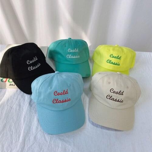 2021 Trend Letter Pattern Baseball Cap Outdoor Solid Color Adjustable Hats Sunscreen Casual Statement Design Baseball Cap Unisex