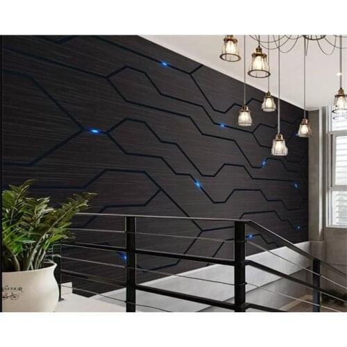 Beibehang papel de parede 3d Modern minimalist technology sense fashion circuit diagram tooling home decoration mural wallpaper