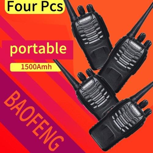 4 PCS baofeng walkie talkie Walkie-talkies Radio station Two-way car radio cheap Portable radio for hunting communication