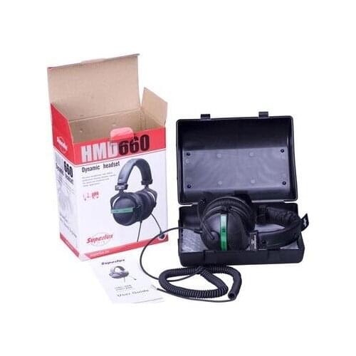 FREE SHIPPING Superlux HMD660E Professional Stereo Headphones with Incorporated Dynamic Microphone