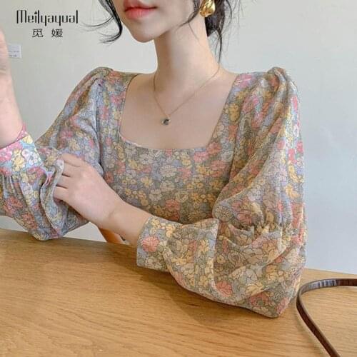 Blouse Women Shirt Spring and Autumn Chiffon Long-Sleeve Womens Top Shirt Blusas Mujer De Moda