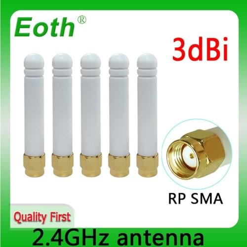 2.4GHz wifi antenna real 3dBi Aerial RP-SMA Connector antena 2.4ghz antenne 2.4G wifi antenas wi-fi antennas Wireless Router