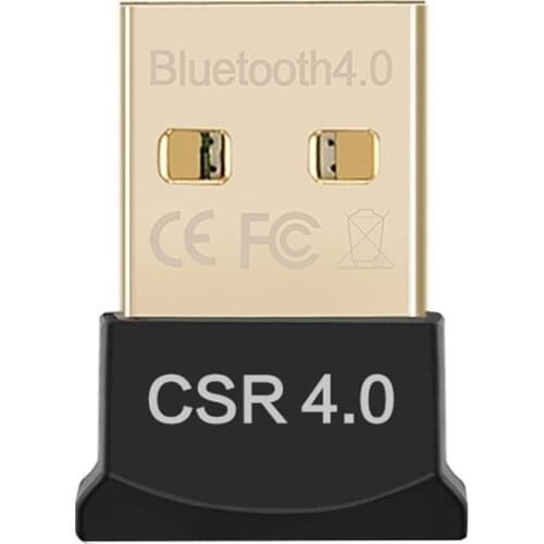FFFAS USB Bluetooth Adapter V4.0 CSR Dual Mode Wireless 4.0 Dongles Receiver For Mouse Keyboard Headset Windows Win 10 8 7 Vista
