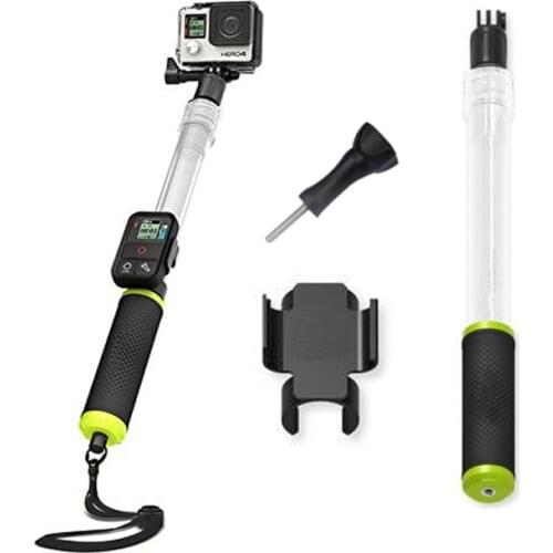 GoPro Floating Extension Pole EVO 14-24 Inch Float Floaty Monopod With WIFI Remote Clip Gopole For Gopro Hero 4 3+/3 SJ4000