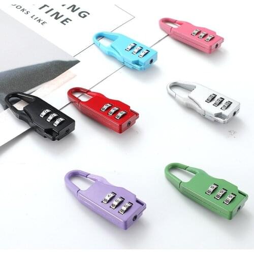 Stationery padlock, travel luggage password lock, children backpack lock, backpack password lock, notebook lock