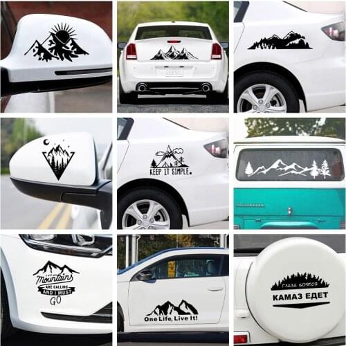 Creative Mountain Wall Sticker Removable Wall Stickers Diy Wallpaper Vinyl Stickers Diy Home Decoration Accessories