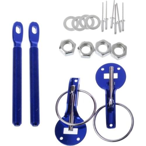 New Cars Universal Aluminum Pin Bonnet Car Engine Cover Lock Kit Refitting 2018 E7CA