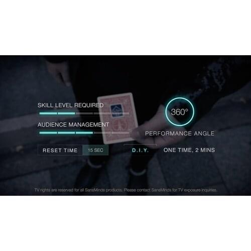 Stick To It (ALL and Gimmick) by Shahrul Nizar - Close up Magic Tricks Card Magic Props Illusions Street Magia Magician Toys