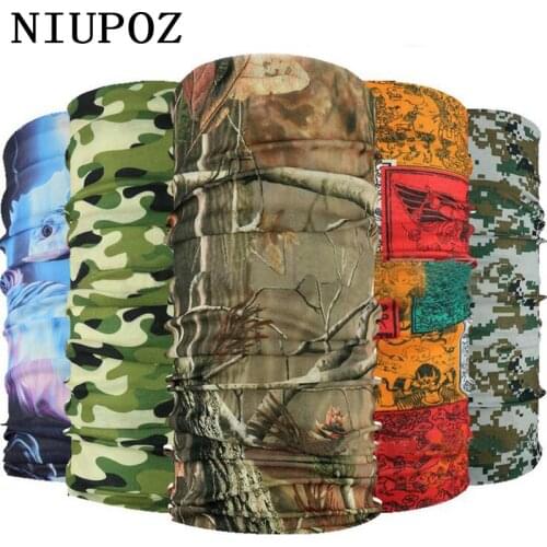 New Multi Functional Bandana Headband Ring Neck Scarf Camouflage Leaves Seamless Tubular Magic Face Scarf Gift for Baby