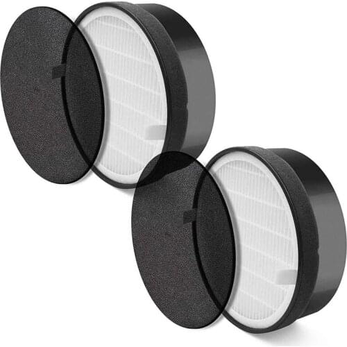 Replacement Filter For Levoit Air Purifier LV-H132, True HEPA And Activated Carbon Filters Set 2 PACK