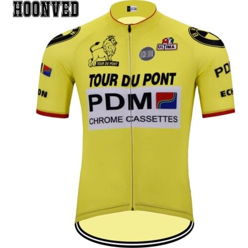 Tour de Spain Go Pro Man PDM Cycling Jersey Short Sleeves Clothing Summer Triathlon Mtb Jersey Road maillot ciclismo hombre