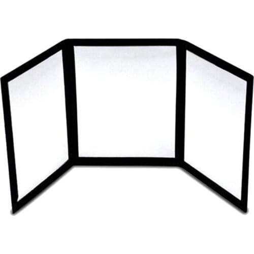 Three Way Practice Mirror Magic Props Practice Poker Coin Tricks Magic Props Accessories Stage Magic Practice