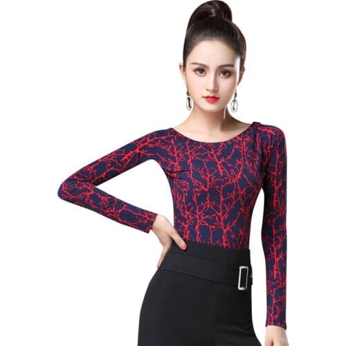Latin dance costumse sexy latin dance tops for women latin dancing jacket National Standard Dance wear S-3XL