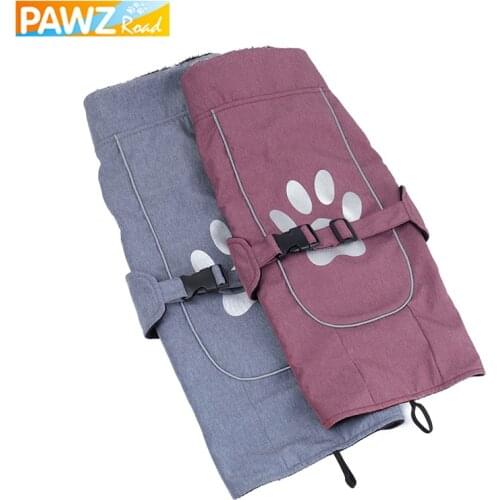 Pet Dog Winter Clothing Coats Jacket with Paw for Small Large Dogs Puppy Warm Soft Jumpsuit Pet Dog Clothing Apparels Vest